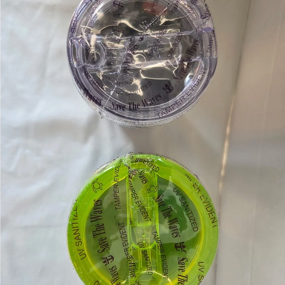 Set Of 2 SEALED Royal Caribbean 2022 Save The Waves Cup Tumblers